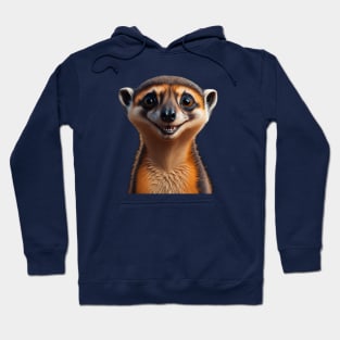 Cute smiley meerkat face Hoodie